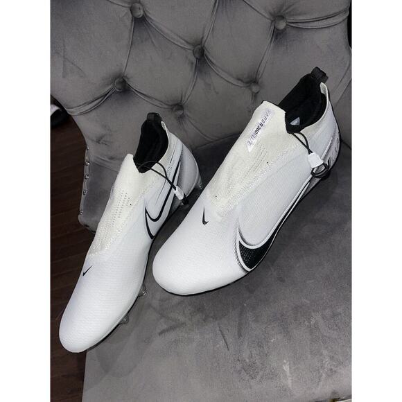 Nike Vapor Edge Elite 360 Wide Football Cleats White Black Men’s 15 DO1144-100 - Picture 3 of 5